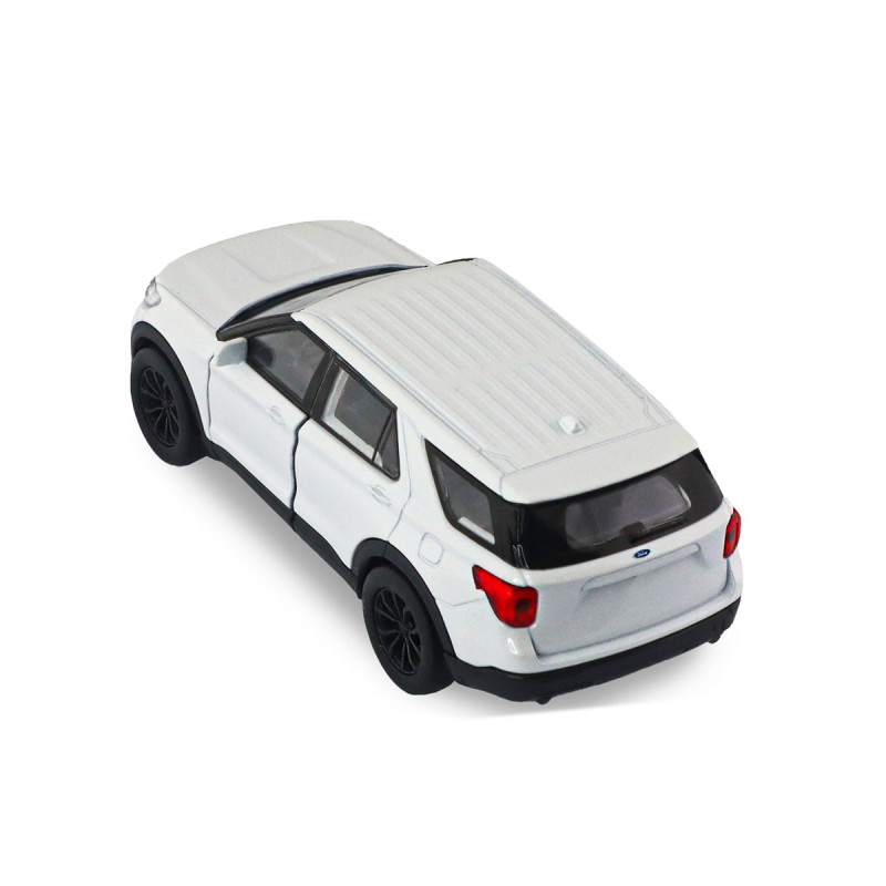 Машинка метал Ford Explorer 2023 Форд білий 1:43 відкр двері 5*12*4см (250392W)