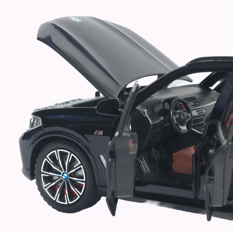 Машинка метал BMW X5 M Sport АвтоСвіт чорна 1:24 звук світло інерція 20,5*9,5*7,5 см (AP-2012)