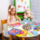 Набір для творчості "Creative Box. Сова" Vladi Toys, 9 картонних картинок, набір страз, набір м’якої мозаїки, набір помпонів, клей (VT4433-08)