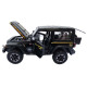 Машинка метал Jeep Wrangler Rubicon джип вранглер чорний 1:24 світло звук 21,5*8*9см (GT - 94911)