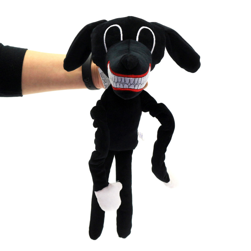 М'яка іграшка Картун Дог «Kinder Toys» Cartoon Dog Мультяшная Собака чорний 33*12*15 см (00216-02)