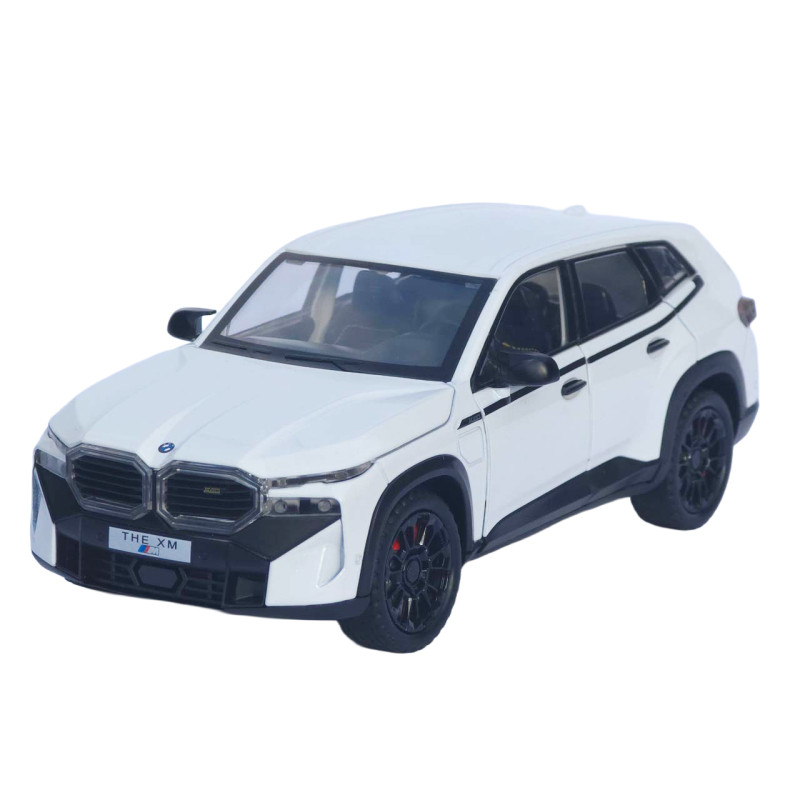 Металева модель BMW XM АвтоЕксперт біла 1:24 звук світло інерція 21*8,5*7 см (G6330-16)