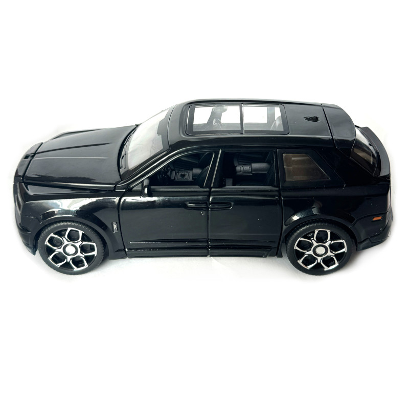 Машинка металева Rolls-Royce Ghost BLACK BADGE ролс ройс чорний звук світло інерція відкр двері капот Автосвіт 1:32,15*8*5,5см (AP-2093)