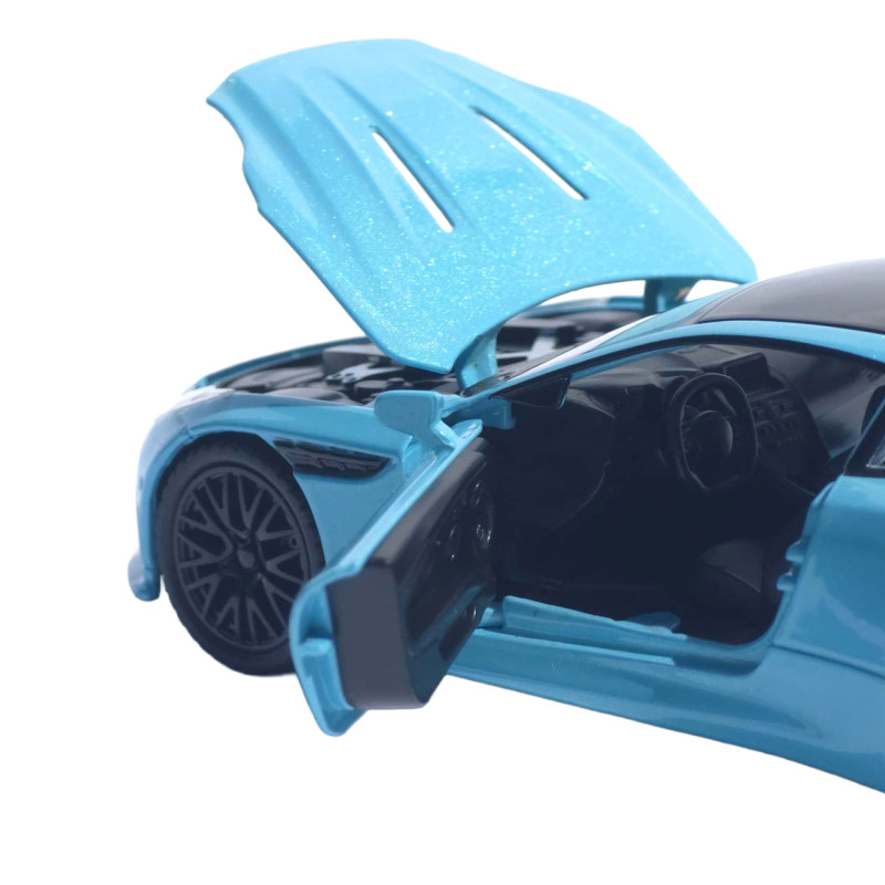 Машинка метал Aston Martin DB11 АвтоЕксперт блакитна 1:32 світло звук 15*6*4 см (L-6983-05)
