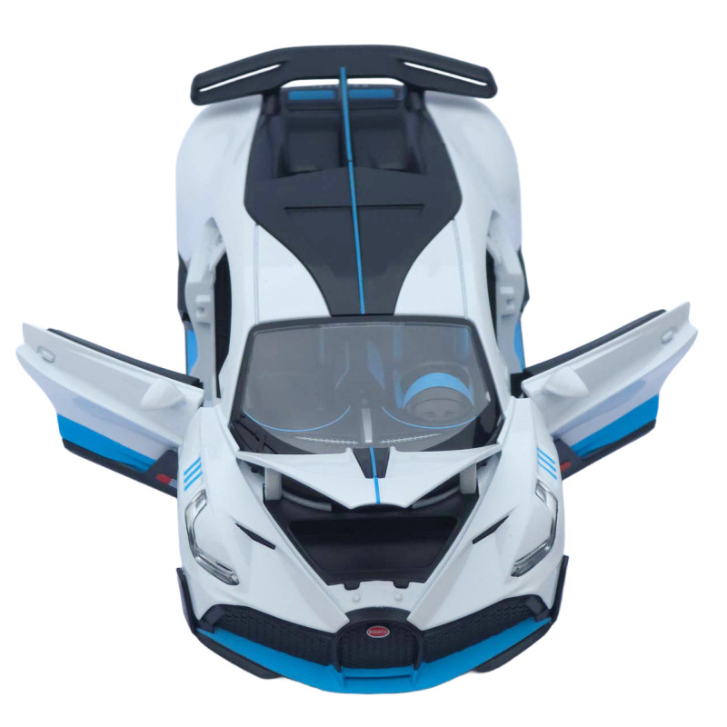 Машинка метал Bugatti Divo АвтоСвіт біла 1:22 світло звук інерція 20*10*5,5 см (AP-1978)