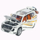 Машинка метал Toyota Land Cruiser Prado АвтоЕксперт біла 1:24 звук світло відкриваються двері капот багажник (1200-57)