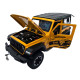 Машинка метал Jeep Wrangler Rubicon джип вранглер жовтий 1:24 світло звук 21,5*8*9см (GT - 94911)