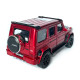 Машинка металева Mercedes-Benz G-Class Brabus 700 мерседес бенс джип червоний 1:32 звук світло інерція відкр двері багажник капот гумові колеса 15*6,5*7см (AP-1738)