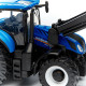 Спецтехника трактор New Holland T7.315 Bburago, 1:32, с погрузчиком, синий (18-31632)