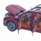 Машинка металл Toyota Highlander АвтоЭксперт бордовая 1:24 свет звук откр двери капот багажник (1980-08)