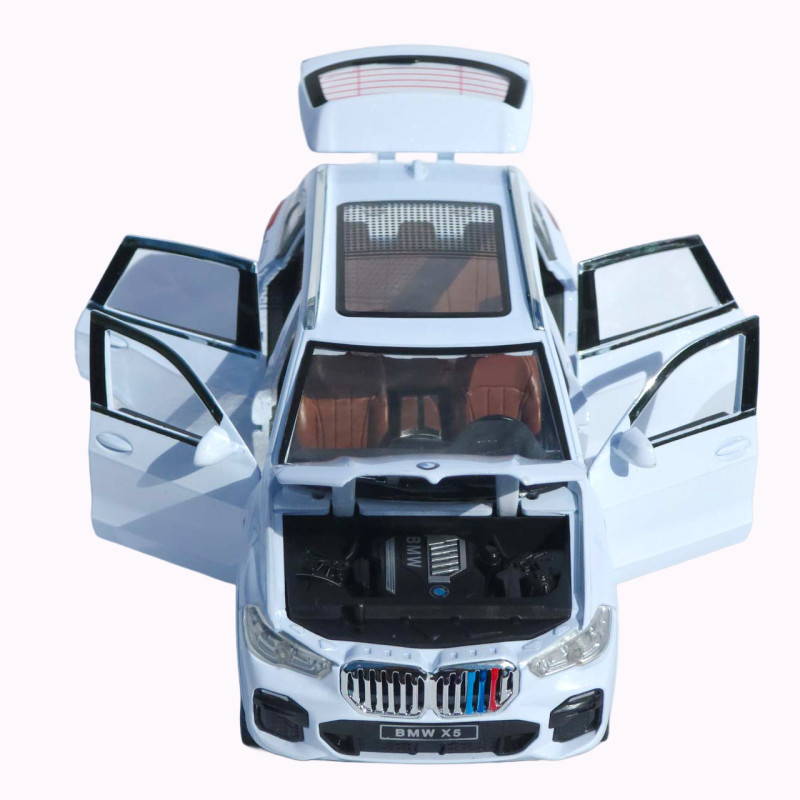 Машинка метал BMW X5 M Sport АвтоСвіт біла 1:24 звук світло інерція 20,5*9,5*7,5 см (AP-2012)