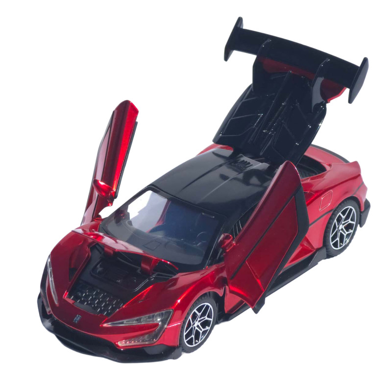 Машинка метал BYD Yangwang U9 АвтоЕксперт червона 1:32 світло звук 15*6*4 см (L-6440-59)