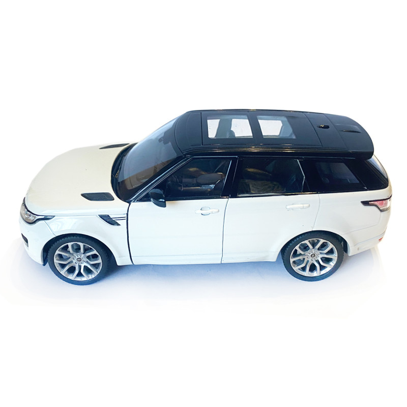 Іграшкова машинка металева WELLY 1:24 RANGE ROVER SPORT, рендж ровер спорт, відкр.двері, капот, білий, 19*7.5*7см, (24059W)