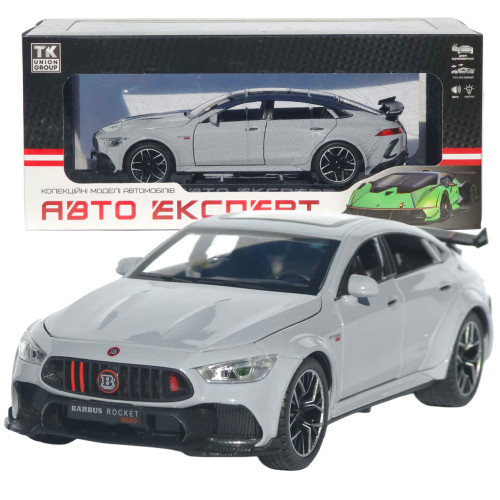 Машинка метал Brabus Rocket 900 АвтоЕксперт сіра 1:24 звук світло відкр двері капот багажник (1206-15)