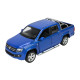 Машина металл Volkswagen Amarok Фольксваген синяя 1:30 свет звук откр двери 17*6*6 см (68365)