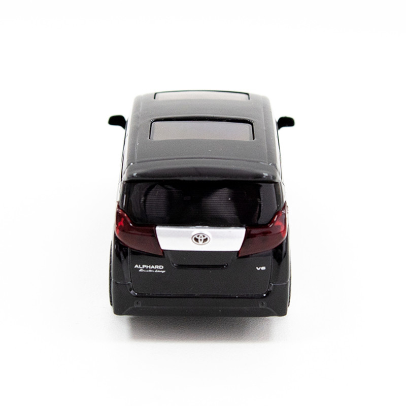 Іграшкова машинка металева TOYOTA ALPHARD, тойота альфард, чорний, відкр двері, інерція, 5*11*4см (250276)