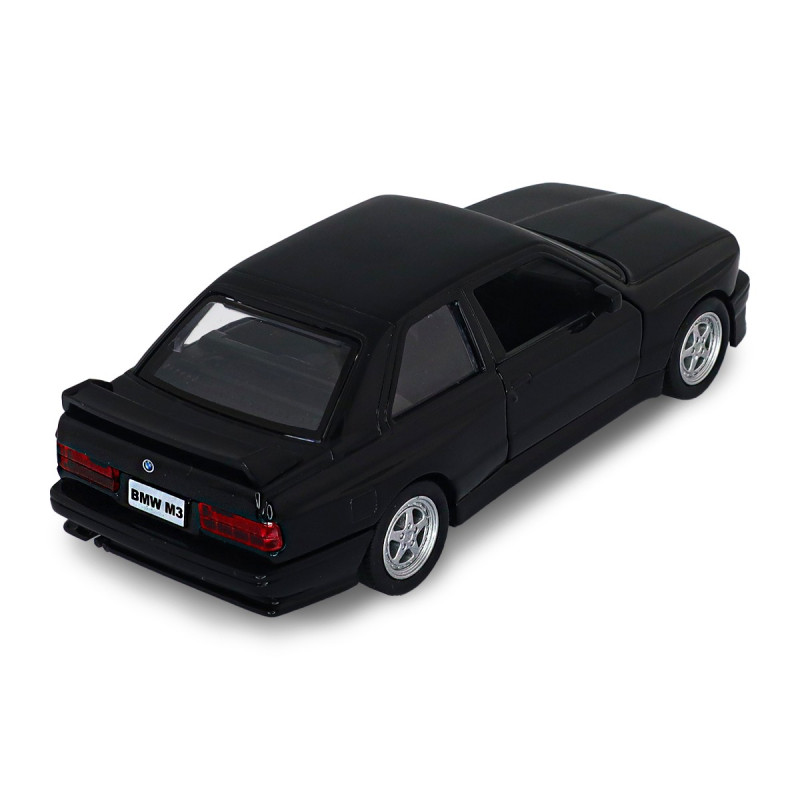 Машинка металева BMW M3 1987 БМВ чорна 1:43 відчинені двері 13*6*5см (250395U)