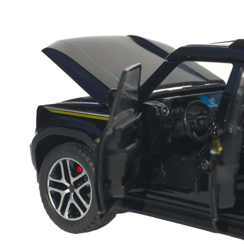 Машинка метал Toyota Land Cruiser Prado АвтоЕксперт чорна 1:24 звук світло 21*8*8 см (G7605-44)