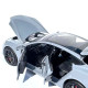 Машинка метал Tesla model S сіра Тесла 1:24 відкр двері баг капот звук світло 17,5*7,5*5,5см (EL 64077)