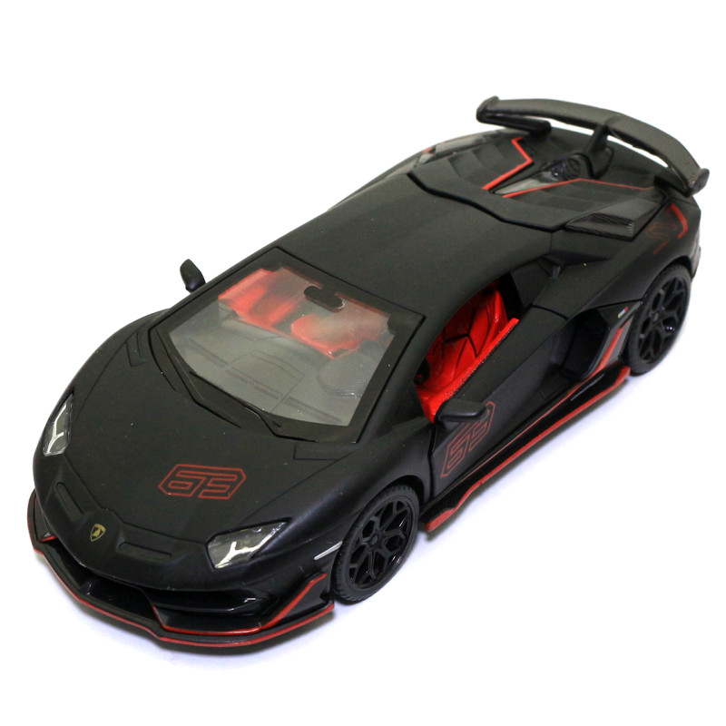 Машинка ігрова Автопром "Lamborghini Aventador SJV" Ламборгіні чорний 15*3*6 см (68472)
