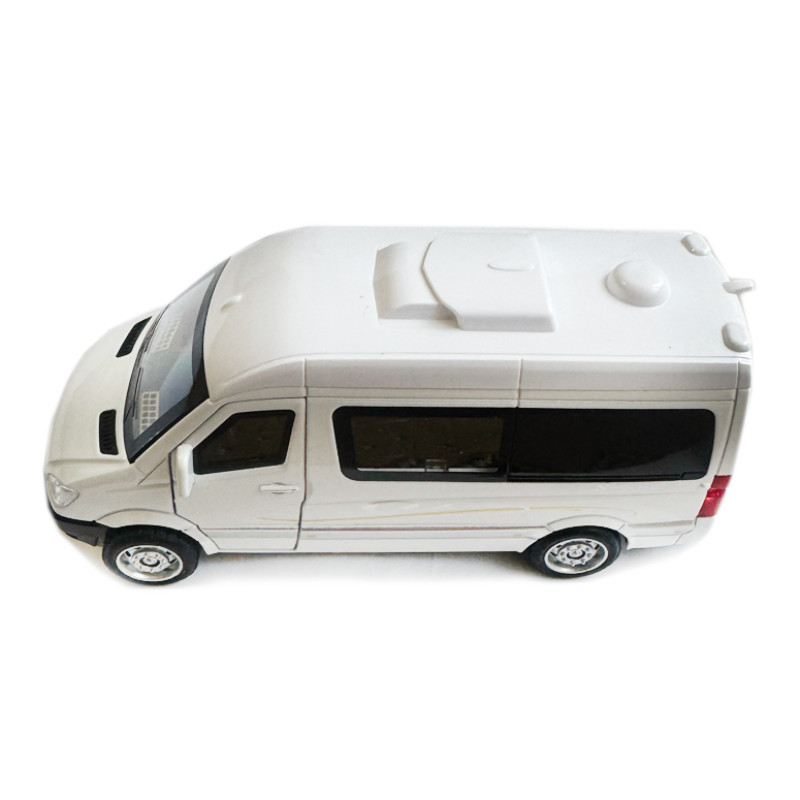 Машинка металева Mercedes-Bens Sprinter CM335 мінівен 1:32 Мерседес-Бенц спрінтер біла світло звук відкр всі двері інерція 15*5*7 (ТК-1788/31049)