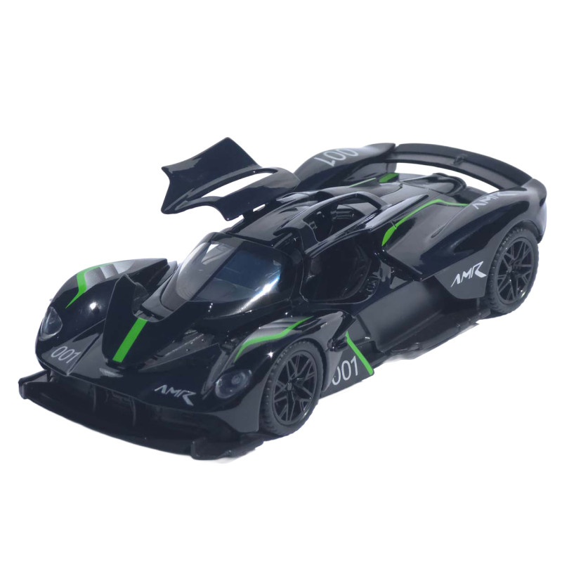Машинка метал Aston Martin Valkyrie АвтоЕксперт чорна 1:32 звук світло 15*6*4 см (L-0508-85)