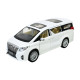 Машинка метал Toyota Alphard Автопром біла 1:29 світло звук відкр двері 17*6,5*6,5 см (68481)
