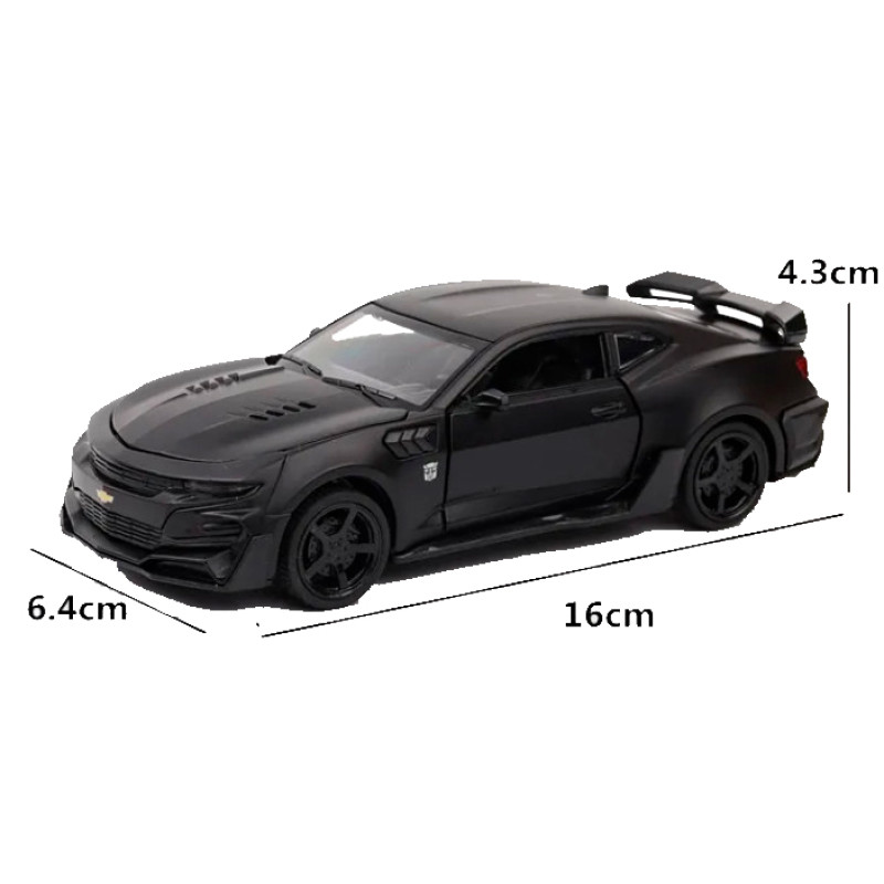 Машинка металева Chevrolet Camaro AutoExpert Шевроле Камаро чорний звук світло 16*5*6 см (GT-1934)