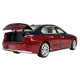 Машина металл BMW I7 БМВ красно-черная 1:24 свет звук 22*6,5*8см (68288A(R)
