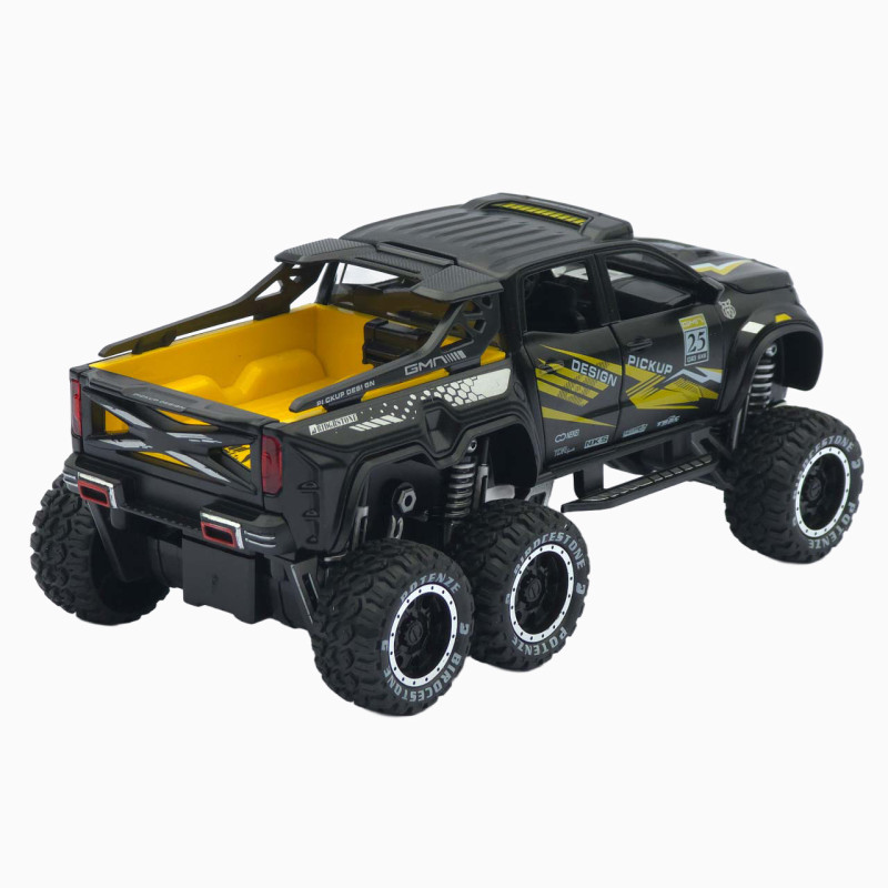 Машинка метал Mercedes-Benz X-Class 6x6 АвтоЕксперт чорна 1:32 звук світло інерція 20,5*10*8,5 см (ТК-9172)