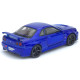 Машинка метал Nissan Skyline GT-R синя 1:32 світло звук інерція відч двері капот багаж (TK-13306)