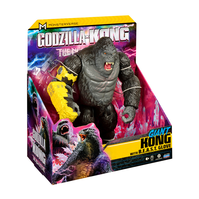 Ігрова фігурка Godzilla Kong Конг Ґодзілла гігант зі сталевою лапою 28см шарнірна (35552)