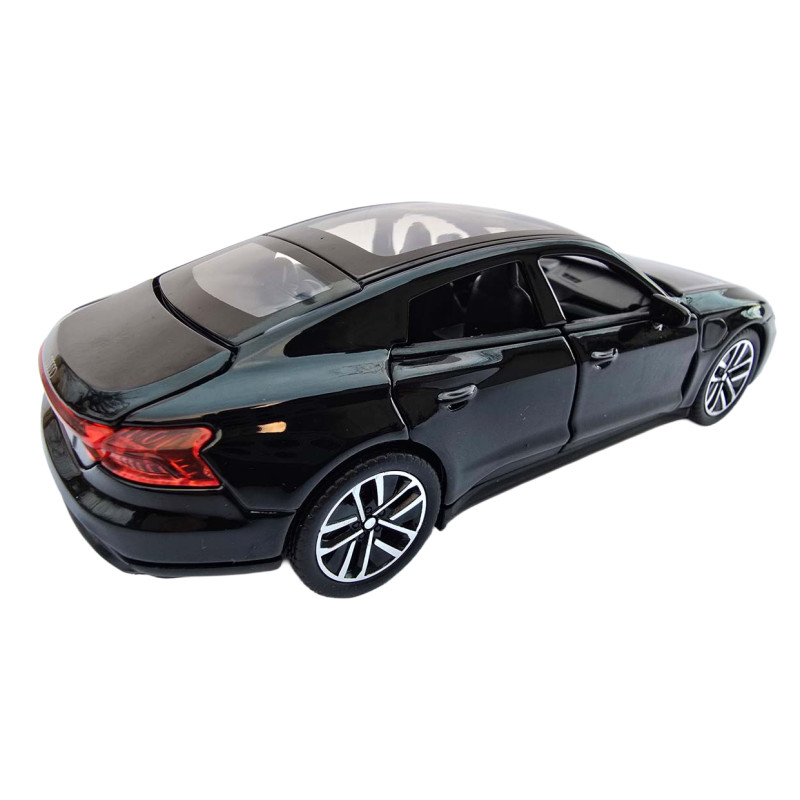 Машинка метал Audi e-tron GT Ауді чорна 1:32 світло звук 15*7*5см (86544)