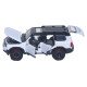 Машинка метал Toyota Land Cruiser Prado 250 АвтоСвіт біла 1:32 звук світло інерція 15*6,5*6 см (AP-2105)