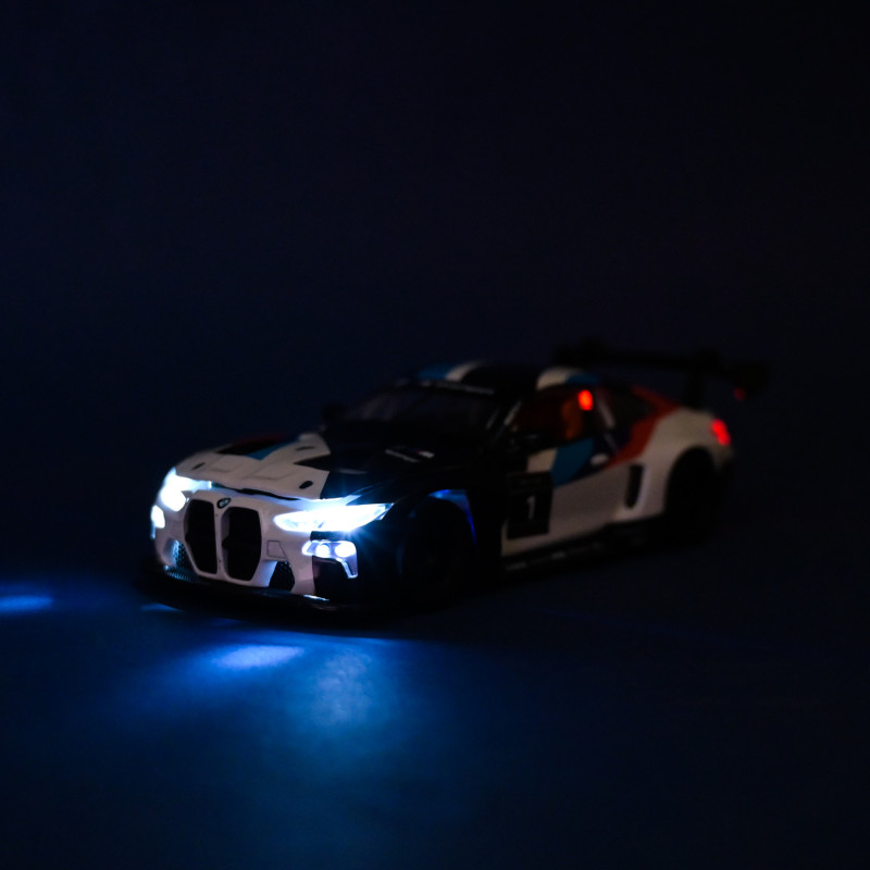 Машинка метал BMW M4 GT3 Автопром звук світло відкриваються двері капот 15*6*4 см (68715AW)