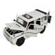Машинка металл Mercedes-Benz G-Class Gelandewagen белая 1:24 звук свет открыв двери капот багажник (AP7717)