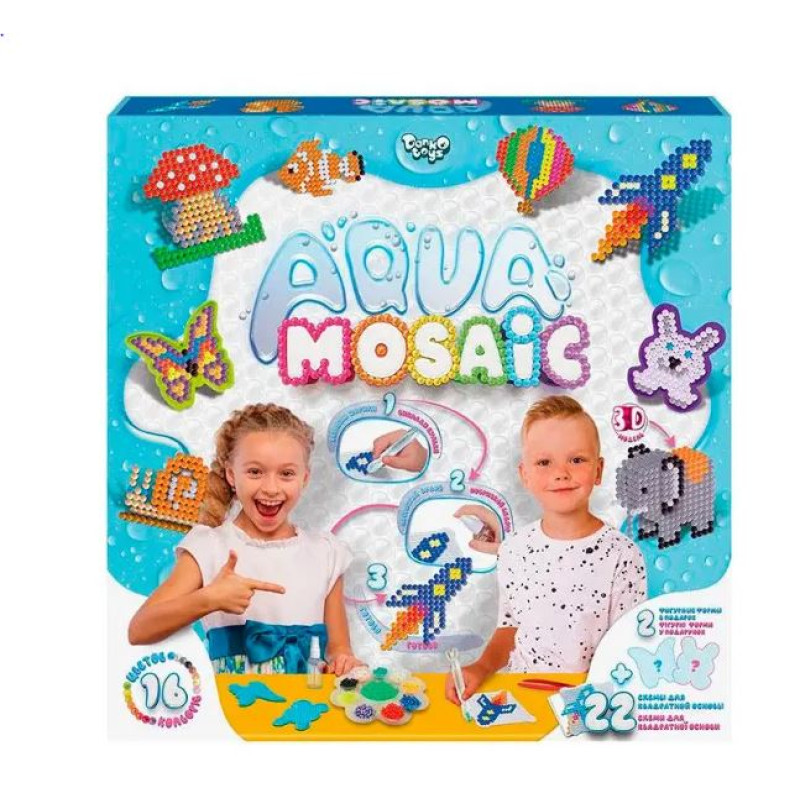 Набір для творчості Aqua Mosaic (аква мозаїка), 3D 25*25*4 см (AM-01-02)