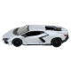 Машинка металева Lamborghini Revuelto Автопром 1:32 срібляста звук світло відкр двері (68737(G))