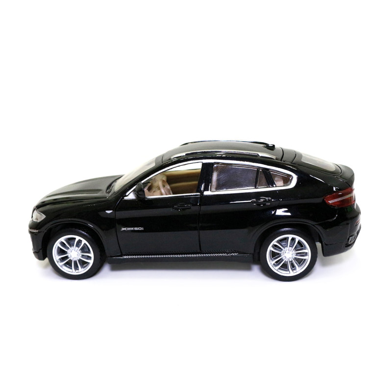 Іграшкова машинка металева BMW X6 Автопром БМВ Х6 джип чорний звук світло 15*6*5 см (68311)