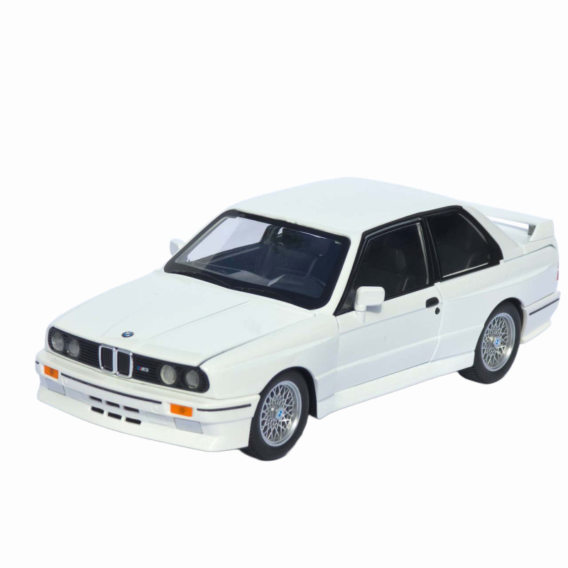 Машинка метал BMW M3 (E30) АвтоЕксперт біла 1:24 світло звук відкр двері капот багажник (1273-27)