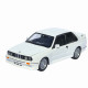 Машинка метал BMW M3 (E30) АвтоЕксперт біла 1:24 світло звук відкр двері капот багажник (1273-27)