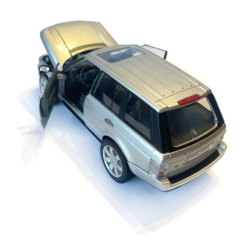 Іграшкова машинка металева WELLY 1:24 LAND ROVER RANGE ROVER, срібло,19.5*7.5*7.5 см (22415W)
