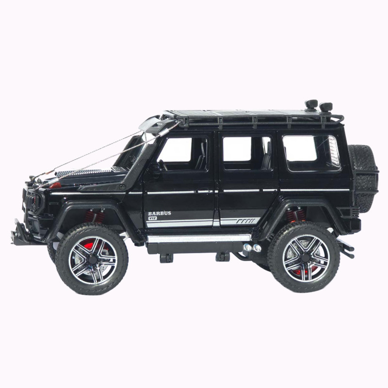 Машинка метал Brabus 800 Adventure XLP АвтоЕксперт чорна 1:24 звук світло відкриваються двері капот багажник (2814-25)