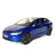 Машинка металева Tesla Model X Electrocar Тесла Модель X Електрокар синя 1:24 зарядна станція звук світло відч двері капот багажник гум колеса 18*6*8см (AP-2004)