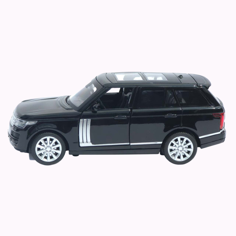 Машинка метал Range Rover Vogue АвтоЕксперт чорна 1:32 звук світло відкриваються двері капот багажник (72655)
