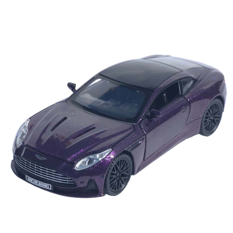 Машинка метал Aston Martin DB11 АвтоЕксперт фіолетова 1:32 світло звук 15*6*4 см (L-6983-05)
