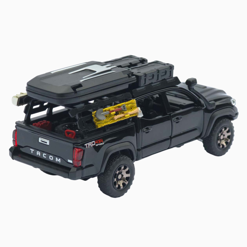 Машинка метал Toyota Tacoma TRD Pro АвтоЕксперт чорна 1:32 звук світло інерція (ТК-9415)