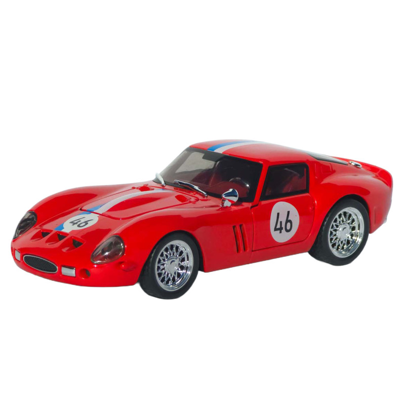 Машинка метал Ferrari 250 GTO червона 1:32 світло звук інерція відч двері капот багажник (TK-42580)