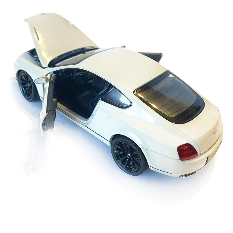 Іграшкова машинка металева WELLY 1:24 BENTLEY CONTINENTAL SUPERSPORTS, бентлі континенталь суперспорт, відкр.двері, капот, білий,19*7.5*5.5 см (24018W)