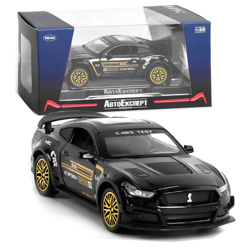 Машинка металева Ford Mustang Shelby GT500 "AutoExpert Elite" Форд Мустанг шелби GT500 чорний16*6*5 см (GT-1712)